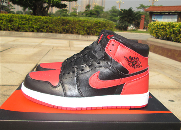 Men's Running Weapon Air Jordan 1 Red&Black Shoes 013 Men's Running Weapon Air Jordan 1 Red&Black Shoes 013